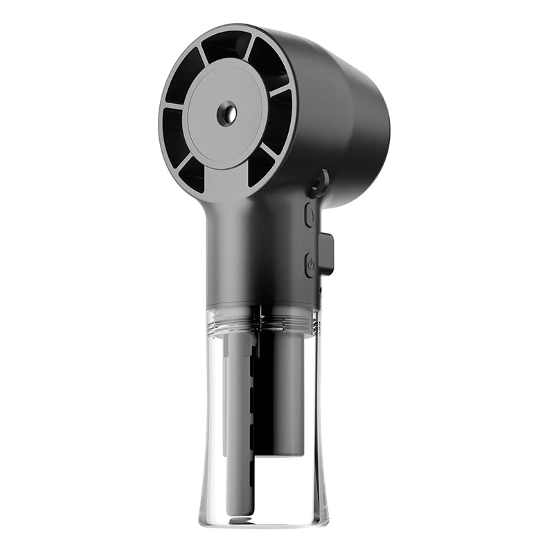 Mini Spray Fan Neck Hanging Humidifier Fan Portable Handheld Fan With 4 Gear Battery Rechargeable Hand Fan For Outdoor Child