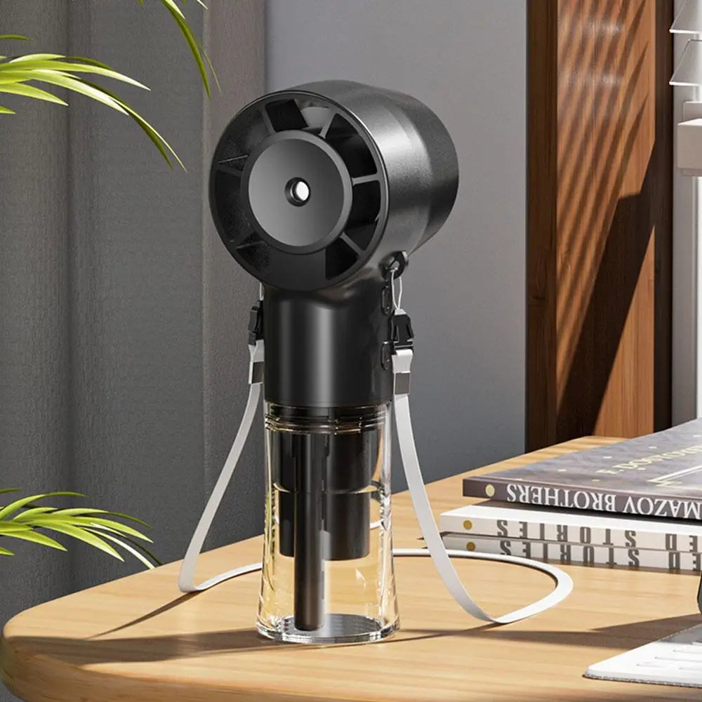 Mini Portable Water Misting Fan.
