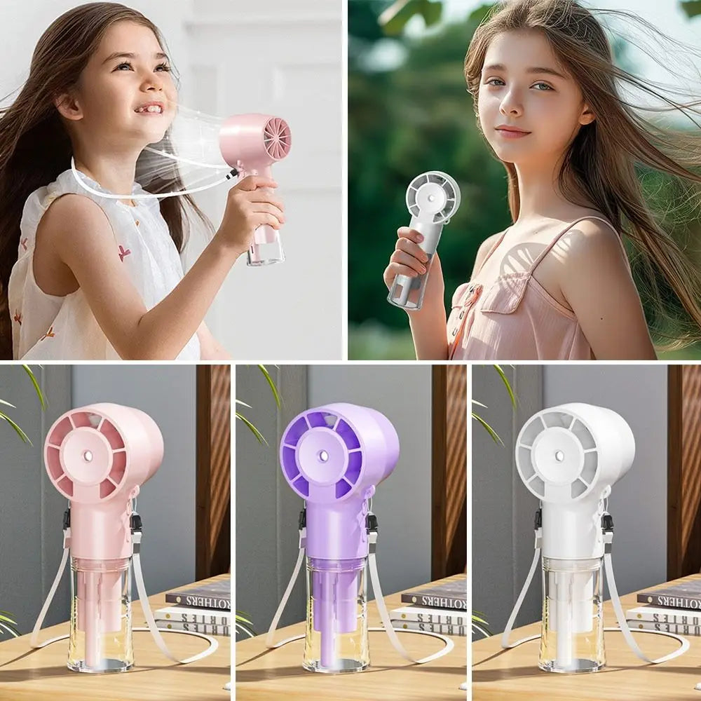 Mini Portable Water Misting Fan.